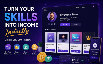 How Digital Stores Help You Turn Skills Into Income Instantly